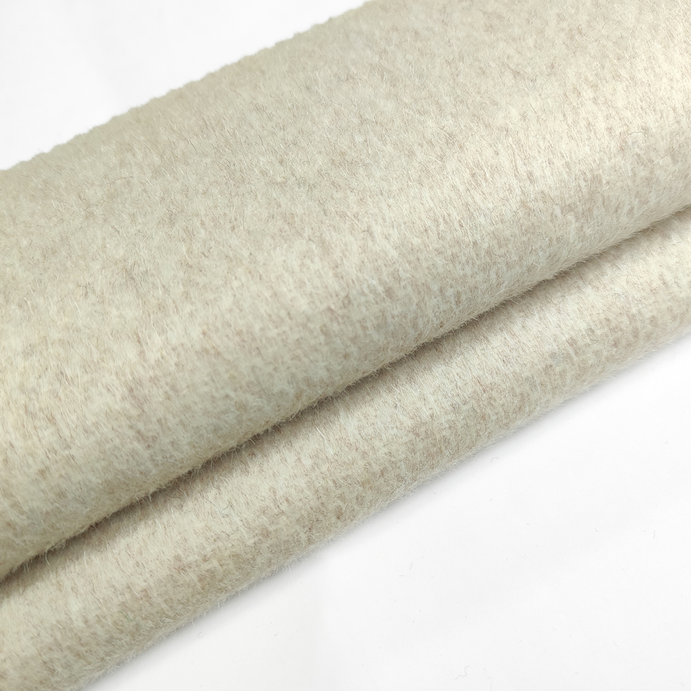 High quality double sided alpaca wool fabric