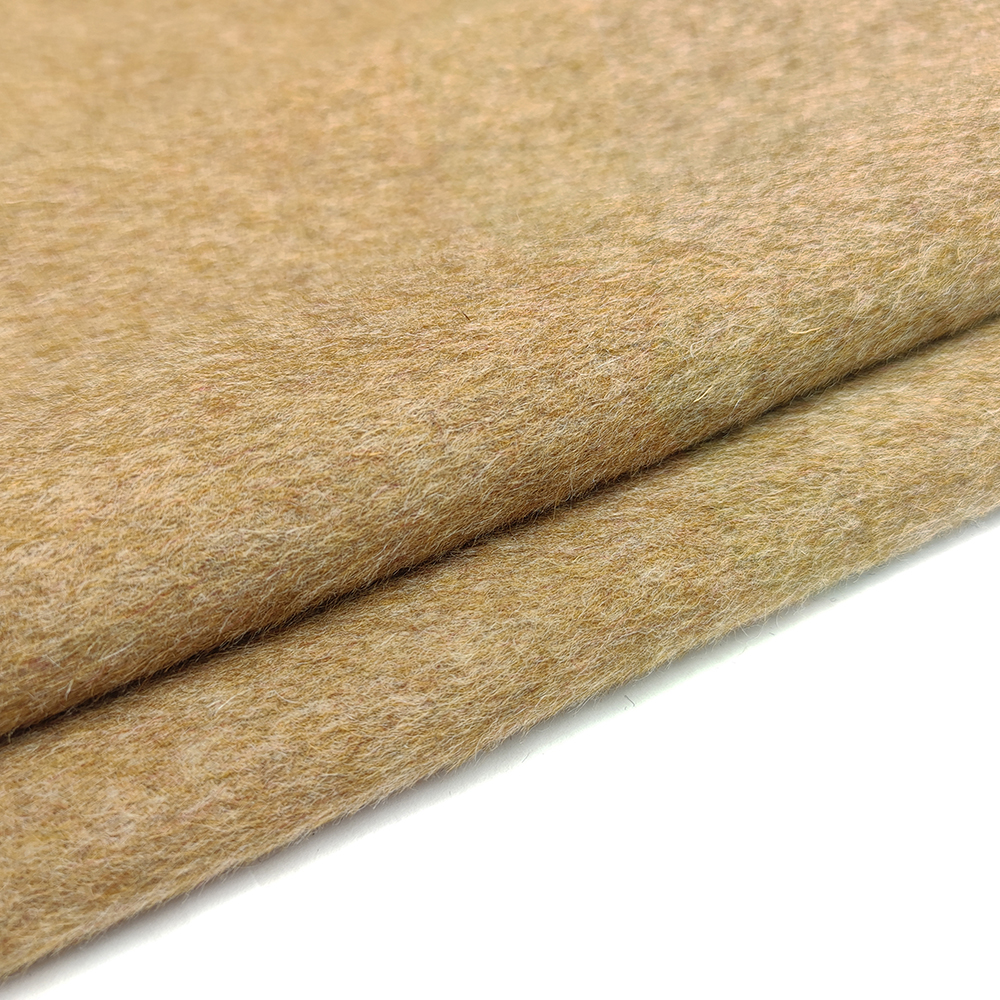 80% wool Double sided alpaca fabric